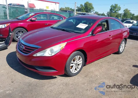2014 Hyundai Sonata Gls from USA, damaged, VIN 5NPEB4AC0EH893331